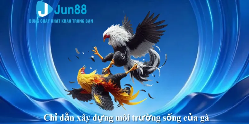 Chỉ dẫn xây dựng môi trường sống của gà