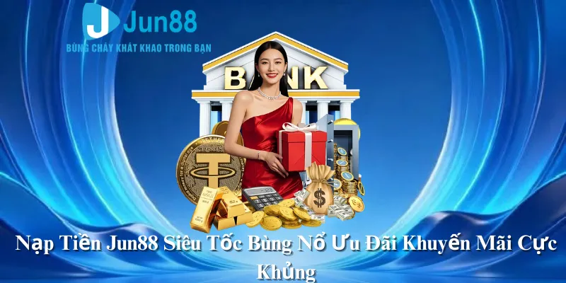 Nạp Tiền Jun88 Siêu Tốc Bùng Nổ Ưu Đãi Khuyến Mãi Cực Khủng